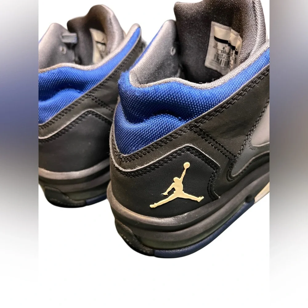 Jordan Flight kids Gray and Cream High-Top Sneakers 5Y GUC - Picture 7 of 8